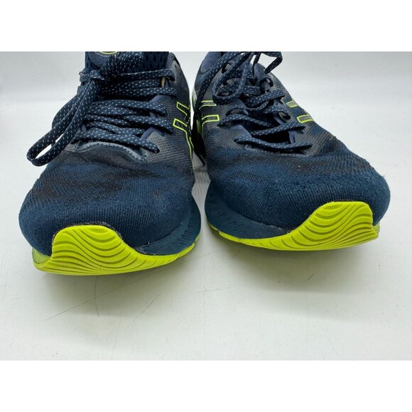 Asics Mens Gel-Nimbus 19 Running Shoes Size 9 Blue Neon Green Activewear Lace Up - Picture 12 of 16